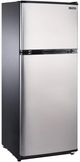 Unique Appliances 24" Stainless Steel Counter Depth 10.3 cu. ft. Top Freezer Refrigerator-3