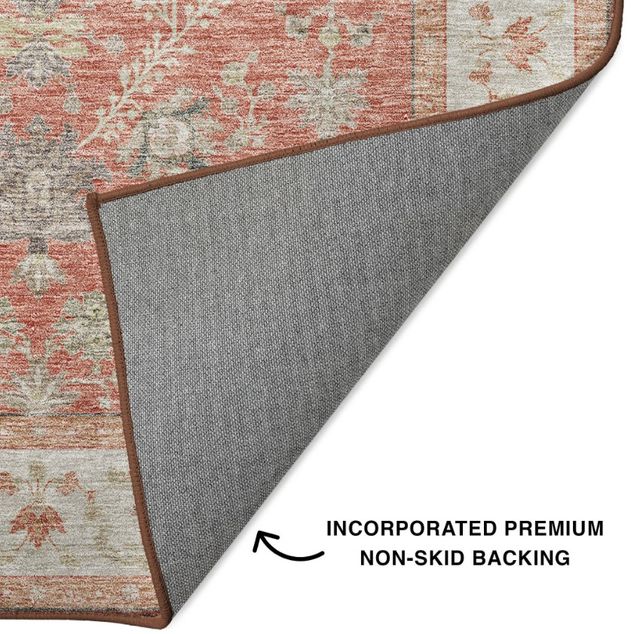 Dalyn™ Rug Company Hatay HY9 Coral 5'x8' Area Rug-3