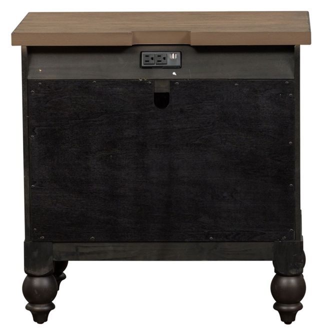Liberty Furniture Americana Farmhouse Black Nightstand-4