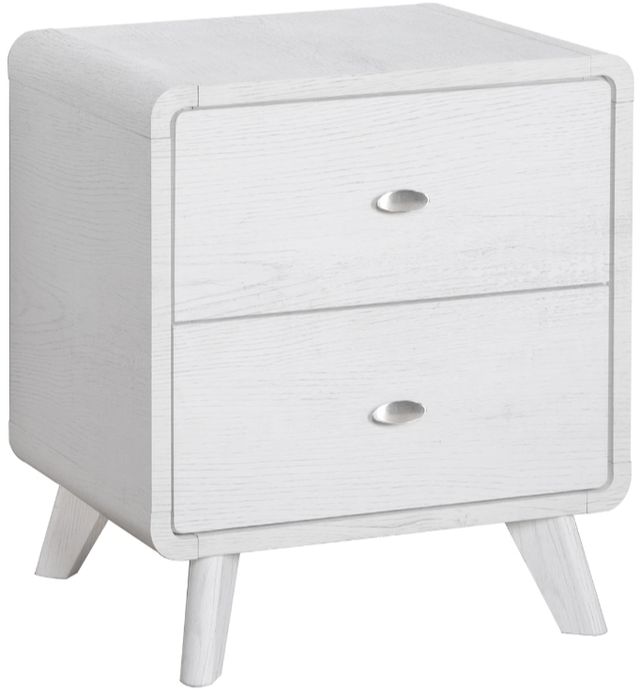 Monarch Specialties Inc. White Oak Nightstand-0