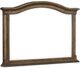 Mazin Furniture Rachelle Weathered Pecan Mirror-2