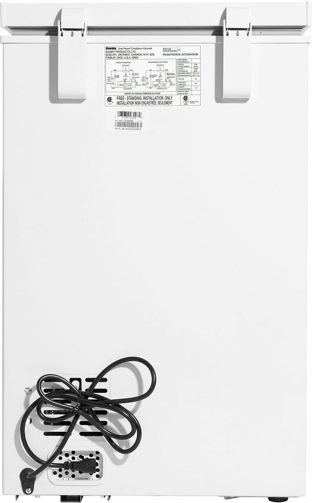 Danby® 3.5 Cu. Ft. White Chest Freezer-4