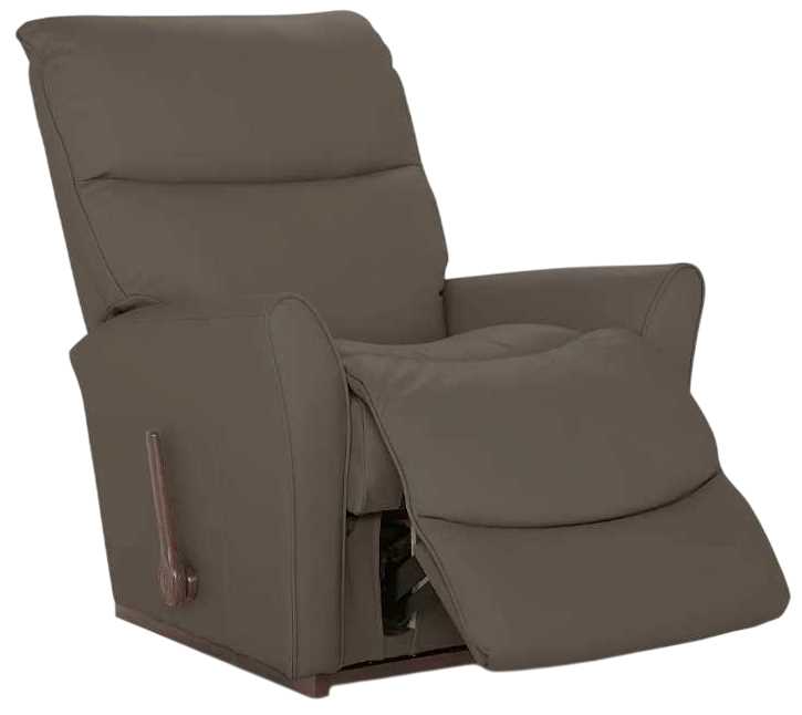 MR.E La-Z-Boy® Rowan Otter Leather Manual Rocking Recliner | Dewey