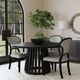 Bassett Mirror Mateo 2-Piece Black Dining Side Chair-4