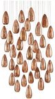 Currey & Company Rame Multi-Drop Copper/Painted Silver Pendant Lighting-1