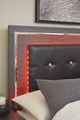 Signature Design by Ashley® Lodanna Gray Queen Panel Bed with 2 Storage Drawers-3