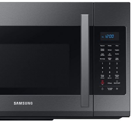 Samsung 1.9 Cu. Ft. Fingerprint Resistant Black Stainless Steel Over The Range Microwave-4