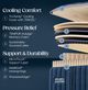 Stearns & Foster® Legacy 15.5" Innerspring Firm Tight Top Split King Mattress, Includes 2 Pieces-3