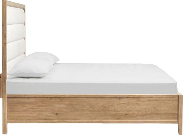 Magnussen Home® Somerset Butternut/Omari Natural California King Upholstered Panel Bed-2