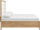 Magnussen Home® Somerset Butternut/Omari Natural California King Upholstered Panel Bed-2