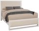 Vaughan-Bassett Lodge & Loft Ivory Cream/Soft White Upholstered King Panel Bed-0