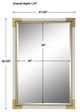 Uttermost® Malik Gold/White Mirror-2