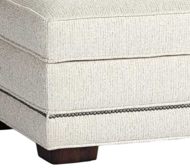 Marshfield Furniture Bryan White Storage Ottoman-1