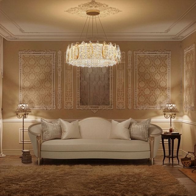 Michael Amini® Imperia Gold Small LED Chandelier-1