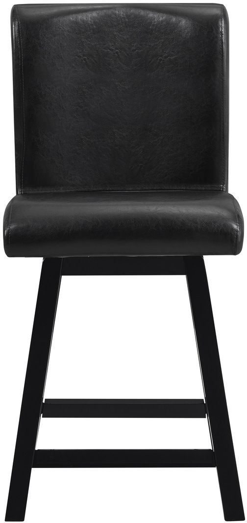 Mazin Furniture Hillshaw Dark Brown Swivel Counter Chair-1