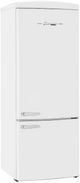 Unique Appliances Classic Retro 28" 17 Cu. Ft. Marshmallow White Counter Depth Bottom Freezer Refrigerator-0