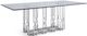 VIG Furniture Modrest Ericson Chrome/Stainless Steel Modern Dining Table-0