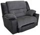 Franklin™ Grant Silverton Charcoal Fabric Power Rocker Recliner-4