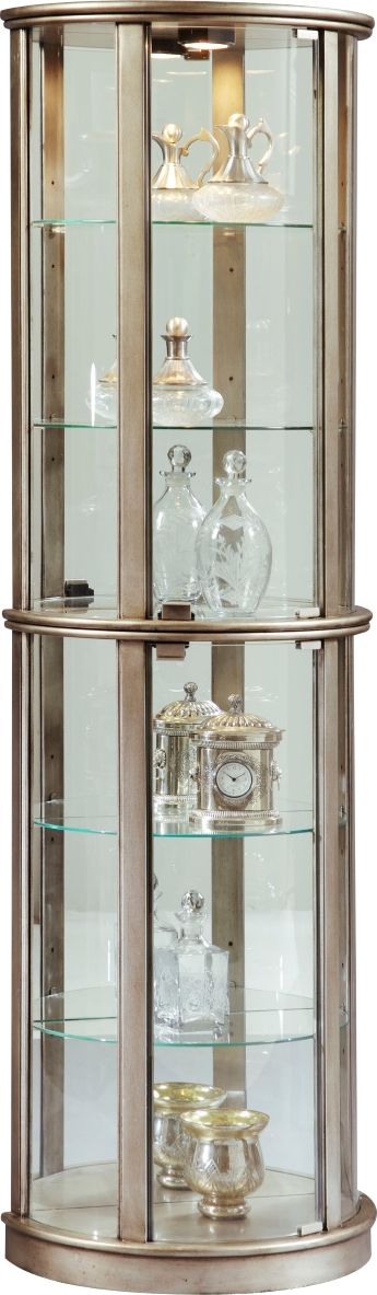 Pulaski™ PFC Platinum Glass Door Curio-0