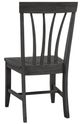 John Thomas Furniture® SoMa Coal Fanback Side Chair-2