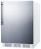 Summit® Peak24 Series 24" 5.8 Cu. Ft. Stainless Steel/White Compact Refrigerator-2