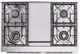 Ilve® Professional Plus II 40" White Pro Style Dual Fuel Range-2