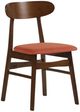 New Classic® Home Furnishings Morocco Orange/Walnut Dining Side Chair-0