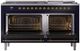 Ilve® Nostalgie II Series 60" Midnight Blue Pro Style Dual Fuel Range-1