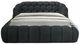 Furniture of America® Newquay Charcoal Queen Panel Bed-1