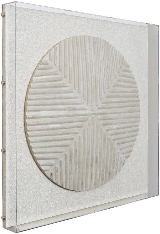Harp & Finial® Roya Beige Framed Wall Art-1