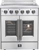 FORNO® Galiano 30" Stainless Steel Pro Style Electric Range-0