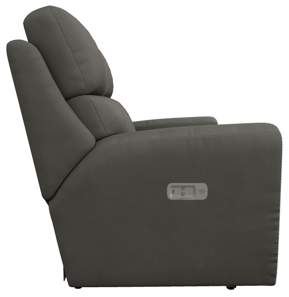 ラブブ ENERGY HAPPINESS&LOYALITY La-Z-Boy® Apollo Blue Grey Leather Power Reclining Loveseat