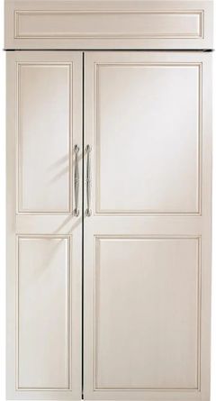 Monogram® 42 in. 25.1 Cu. Ft. Custom Panel Smart Built In Side-by-Side Refrigerator