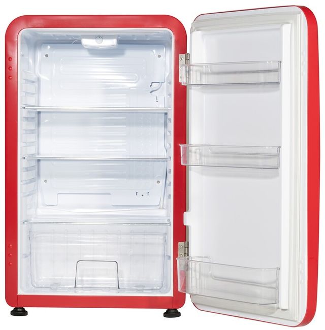 Crosley® 20" 3.2 Cu. Ft. Red Hot Red Compact Refrigerator -1