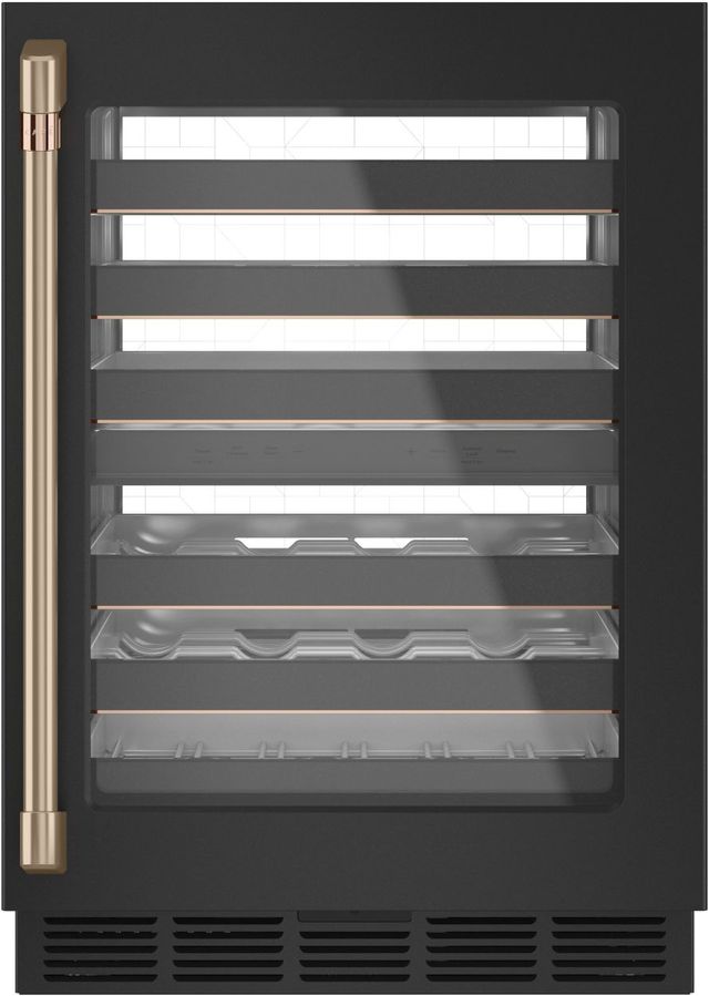 Café™ Brushed Bronze Wine/Beverage Center Handle Kit-4
