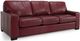 Decor-Rest® Furniture LTD 3A3 Alessandra Connections Red Leather Sofa-0