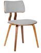 Armen Living Jaguar Gray Dining Chair-0