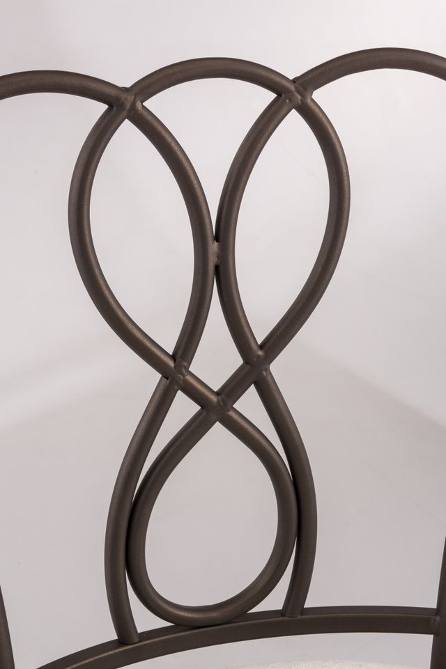HH2 Home Christina Bronze/Cream Vanity Stool-2