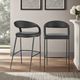 Armen Living Ramona Black Bar Stool-1