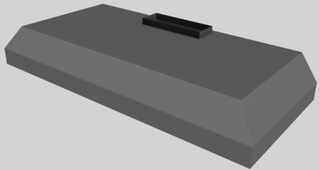 Vent-A-Hood® K Series 42" Gunsmoke Wall Mounted Liner Insert-3