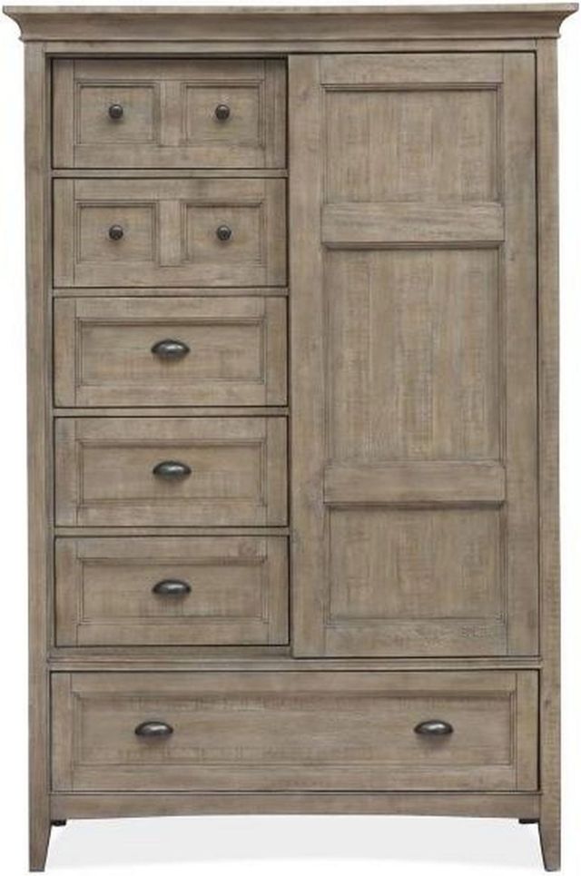 Magnussen Home® Paxton Place Dovetail Grey Door Chest-1
