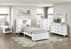 Homelegance® Sloane White Twin Youth Bookcase Platform Bed with Hidden Desk, Stool and Storage Bench-1
