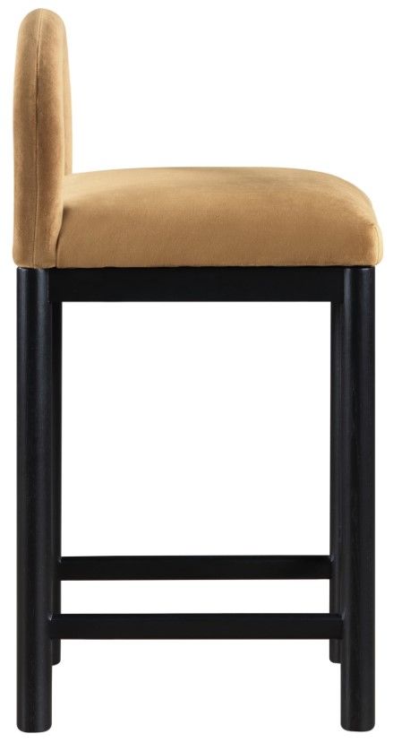 Meridian Furniture Conrad Saddle Upholstered Counter Stool-3
