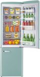 Unique® Appliances Classic Retro 22" 8.7 Cu. Ft. Ocean Mist Turquoise Counter Depth Bottom Freezer Refrigerator-4
