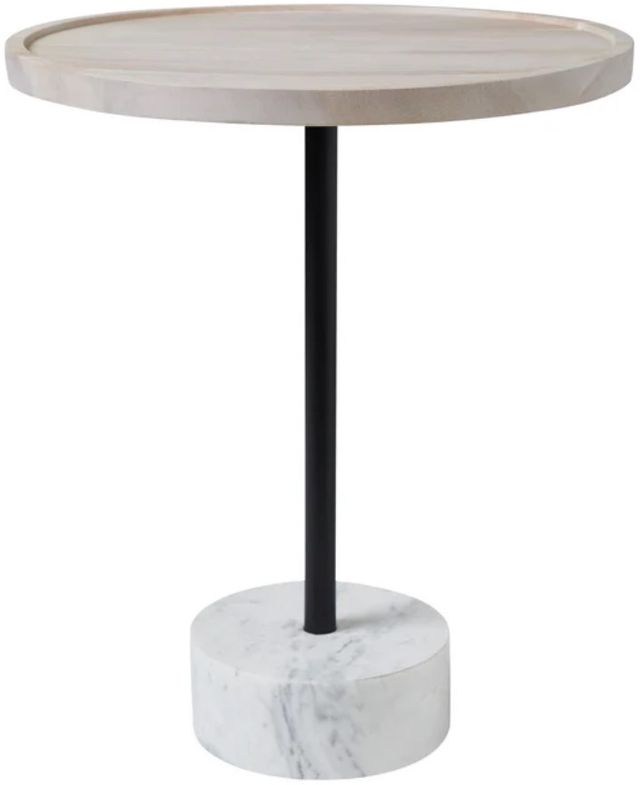 Renwil® Antares Whitewash Accent Table-0