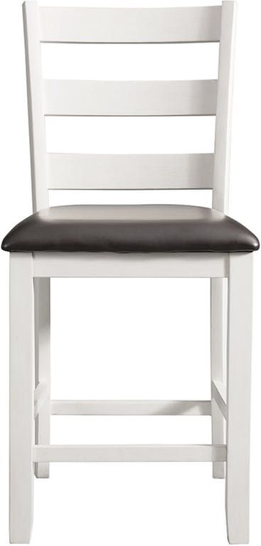 Elements International Martin 5-Piece Dark Brown/White Counter Dining Set-2