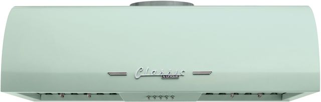 Unique® Appliances Classic Retro 30" Summer Mint Green Wall Mounted Range Hood-0