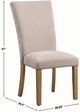 Steve Silver Co. Artemis Beige/Sand Upholstered Dining Side Chair-5