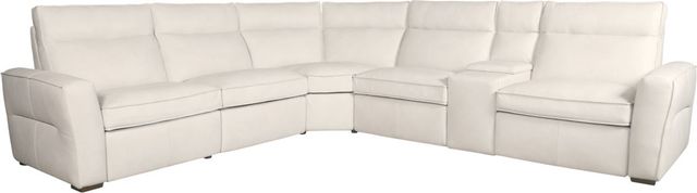 Hooker® Furniture Ready-Made Upholstery Vann 6-Piece Dante Moonshine Power Reclining Sectional-0