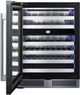 Summit® 24" Stainless Steel Built-In Wine Cooler-4